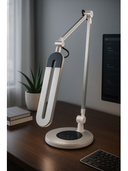 Lampka biurkowa K-BL1221 SREBRNY z serii ALETTE
