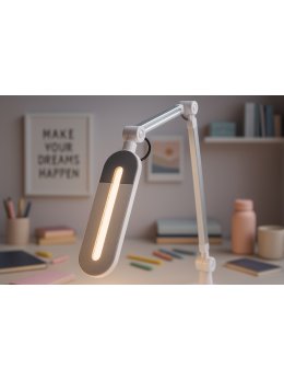 Lampka biurkowa K-BL1221 SREBRNY z serii ALETTE