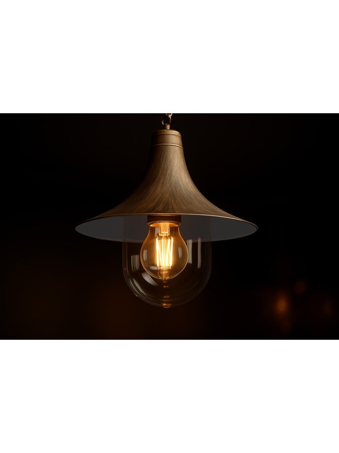 Lampa ogrodowa wisząca K-8126 CZARNY/ZŁOTY z serii BOSTON