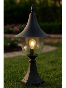 Lampa ogrodowa stojąca K-8133 CZARNY z serii BOSTON
