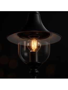 Lampa ogrodowa stojąca K-8133 CZARNY z serii BOSTON