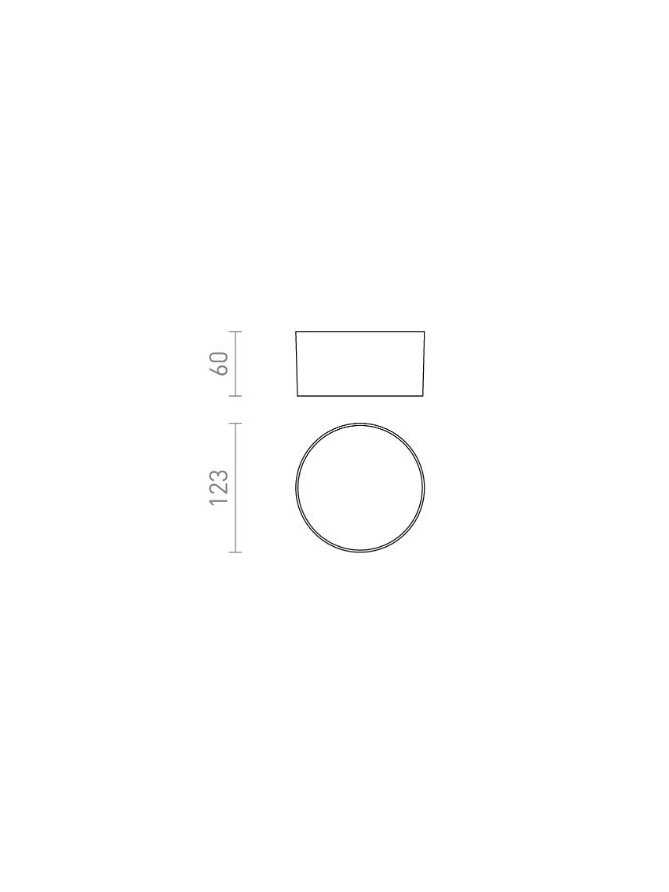 Lampa sufitowa płaska okrągła natynkowa biała  230V LED 10W IP65 - LEDco.pl