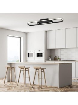 Lampa sufitowa plafon LED owalny designerski - LEDco.pl