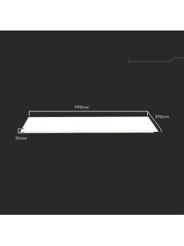 Panel LED V-TAC 40W 1200x300 LED backlight 30mm 120Lm/W VT-61140 6500K 4800lm 2 lata Gwarancji