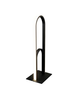 Lampa stołowa biurkowa nocna LED owalna designerska - LEDco.pl