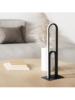 Lampa stołowa biurkowa nocna LED owalna designerska - LEDco.pl