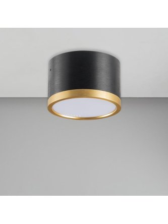 Lampa sufitowa spot okrągła czarno złota reflektorek vertigo GX53 - LEDco.pl 2
