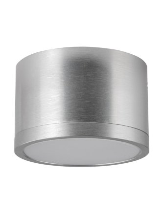 Lampa sufitowa spot okrągła srebrna reflektorek vertigo GX53 - LEDco.pl