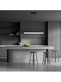 Lampa loftowa świetlówkowa wisząca na dwóch linach - LEDco.pl