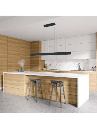 Lampa wisząca na dwóch linach nad stół designerska - LEDco.pl