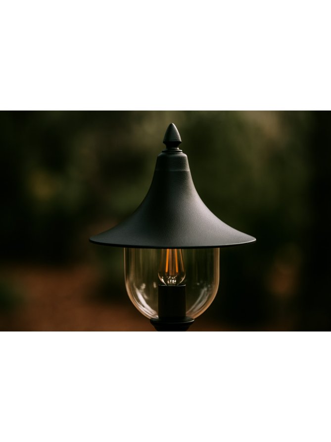 Lampa ogrodowa stojąca K-8133 CZARNY z serii BOSTON
