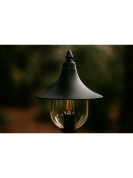 Lampa ogrodowa stojąca K-8133 CZARNY z serii BOSTON