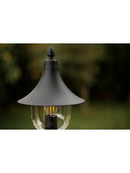 Lampa ogrodowa stojąca K-8133 CZARNY z serii BOSTON