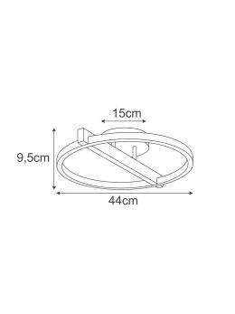 Lampa sufitowa K-8231 z serii TIVOLI