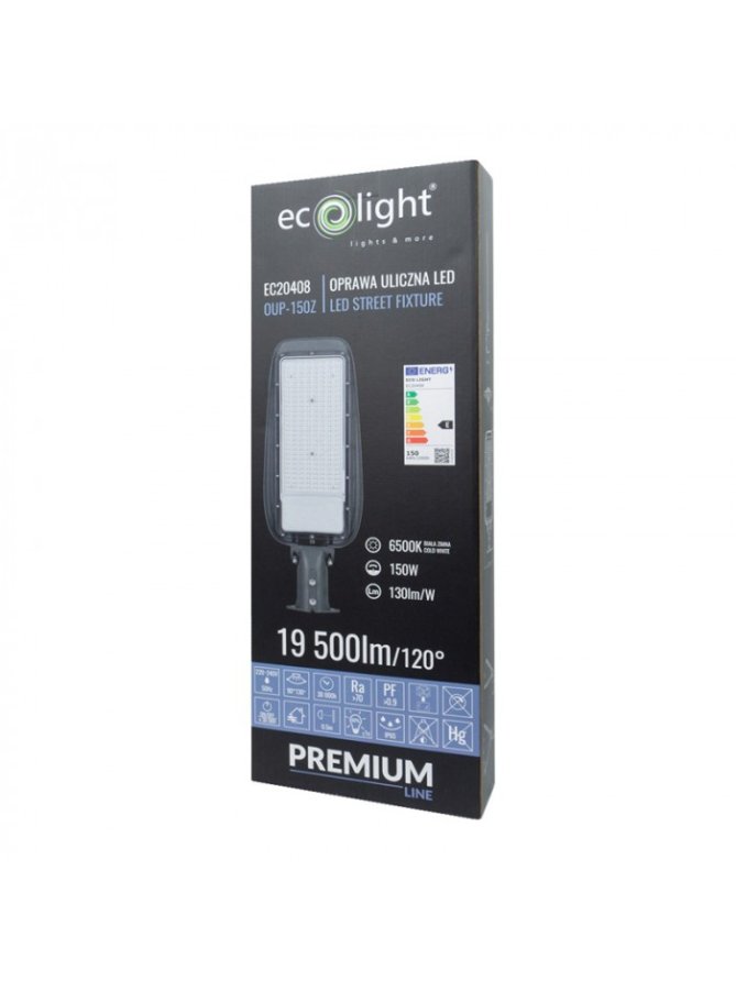 LAMPA ULICZNA PREMIUM 150W 6500K 130lm/W IP65