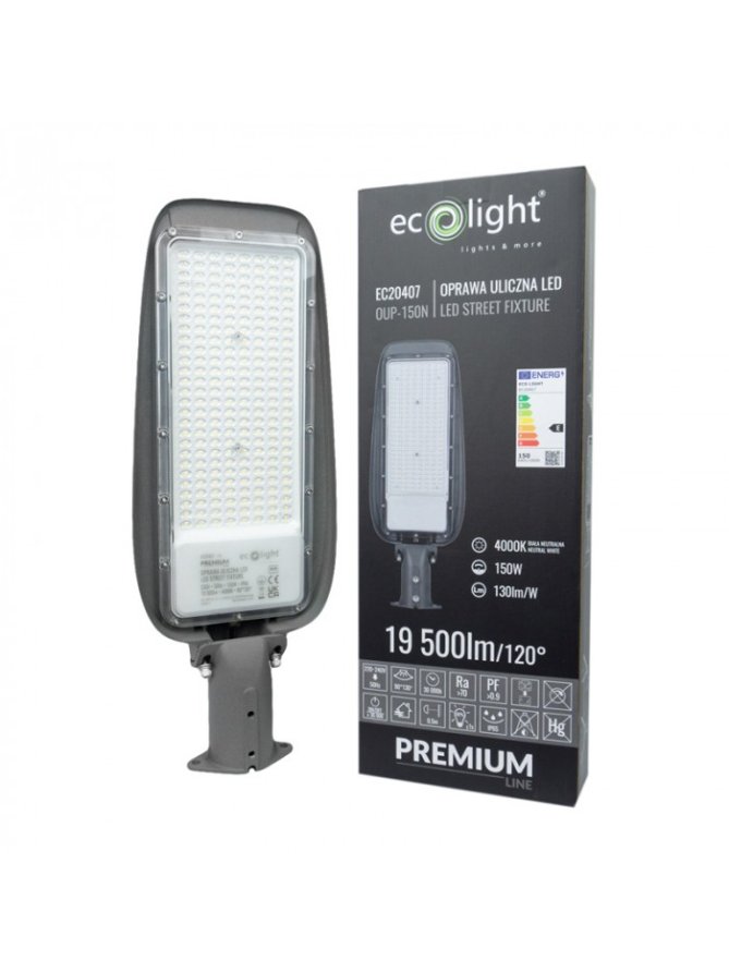 LAMPA ULICZNA PREMIUM 150W 4000K 130lm/W IP65