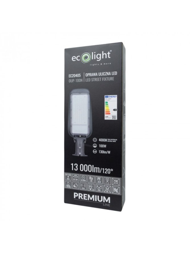 LAMPA ULICZNA PREMIUM 100W 4000K 130lm/W IP65
