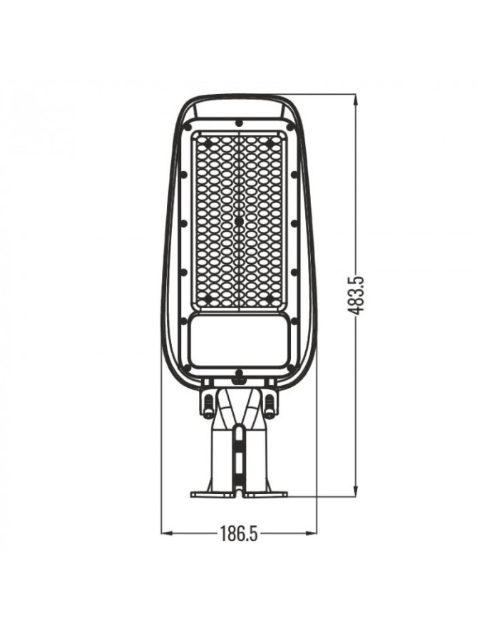 LAMPA ULICZNA PREMIUM 100W 4000K 130lm/W IP65