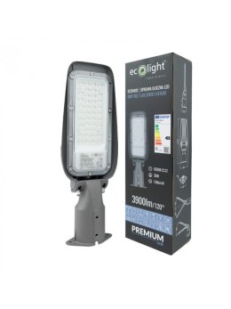 LAMPA ULICZNA PREMIUM 30W 6500K 130lm/W IP65