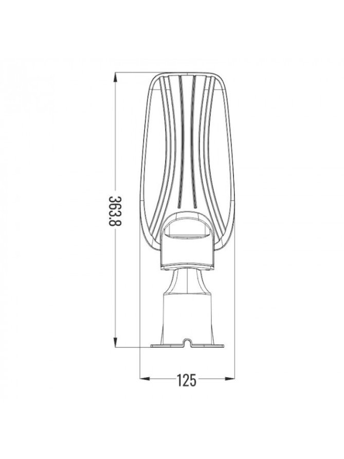 LAMPA ULICZNA PREMIUM 30W 6500K 130lm/W IP65