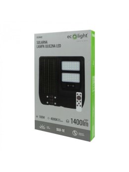 LAMPA ULICZNA SOLARNA 100W 4000K 1000lm IP65