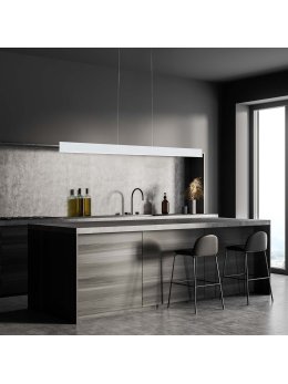 Lampa wisząca na dwóch linach nad stół designerska - LEDco.pl