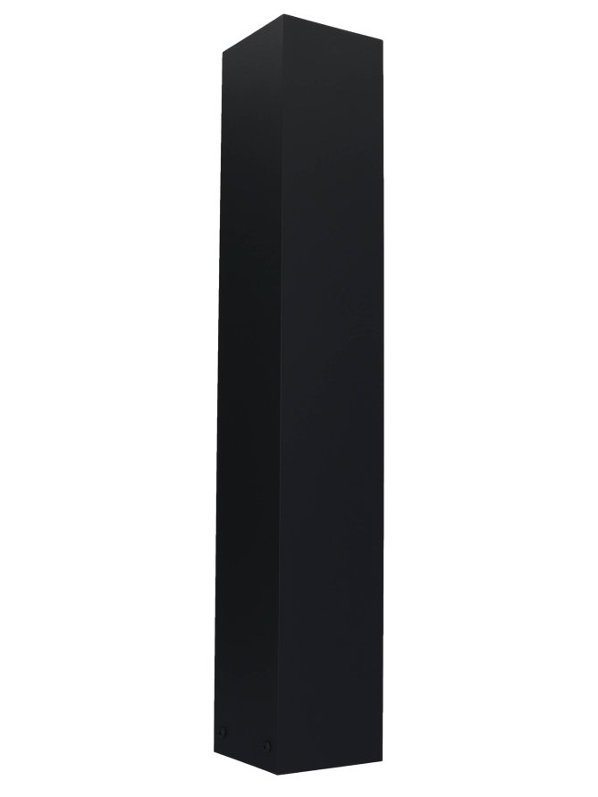 Lampa ogrodowa kwadratowa nowoczesna Modern 60cm czarna IP44 Radex - LEDco.pl