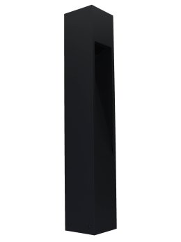 Lampa ogrodowa kwadratowa nowoczesna Modern 60cm czarna IP44 Radex - LEDco.pl