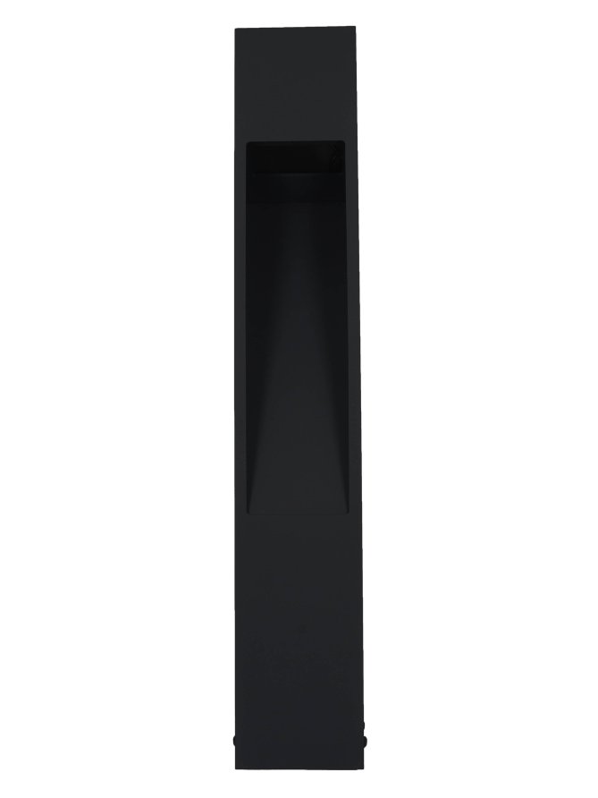 Lampa ogrodowa kwadratowa nowoczesna Modern 60cm czarna IP44 Radex - LEDco.pl