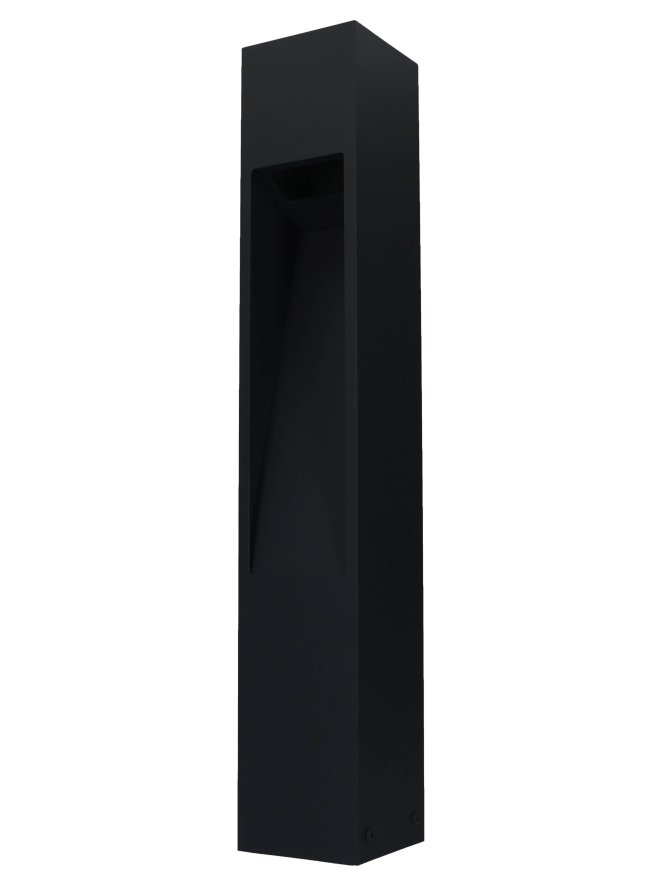 Lampa ogrodowa kwadratowa nowoczesna Modern 60cm czarna IP44 Radex - LEDco.pl