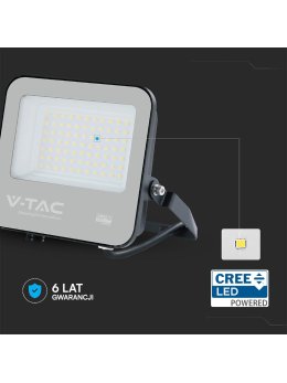 Projektor LED V-TAC CREE CHIP 50W 135lm/W czarna obudowa IP65 VT-4455 6500K 6750lm 6 lat gwarancji