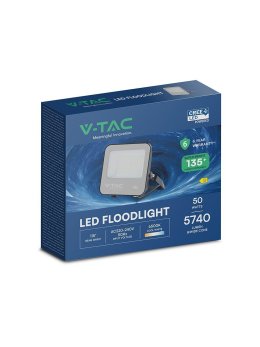 Projektor LED V-TAC CREE CHIP 50W 135lm/W czarna obudowa IP65 VT-4455 6500K 6750lm 6 lat gwarancji