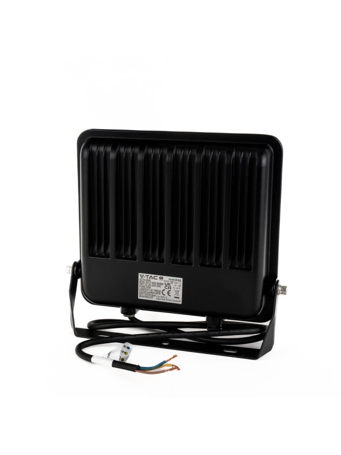 Projektor LED V-TAC CREE CHIP 100W 135lm/W czarna obudowa przewód 1m IP65 VT-44101 4000K 11480lm 6 lat gwarancji