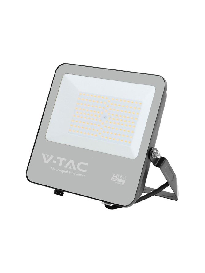 Projektor LED V-TAC CREE CHIP 100W 135lm/W czarna obudowa przewód 1m IP65 VT-44101 4000K 11480lm 6 lat gwarancji