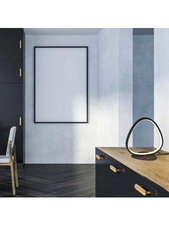 Nowoczesna płaska lampa stołowa kamienie LED - LEDco.pl 2