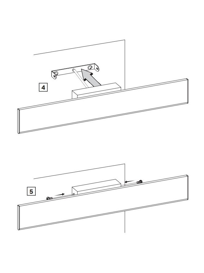 kinkiet ścienny LED prosty listwa designerski - LEDco.pl