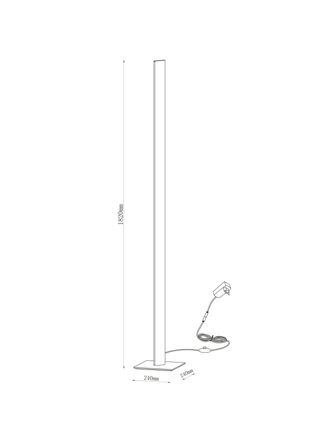 Lampa podłogowa wewnętrzna do salonu ozdobna biała - LEDco.pl