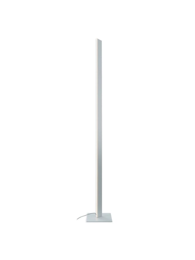 Lampa podłogowa wewnętrzna do salonu ozdobna biała - LEDco.pl