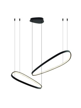 Lampa wisząca kamienie LED na linach - LEDco.pl