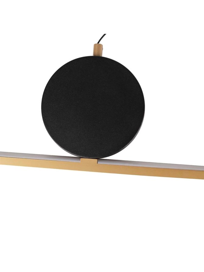Lampa wisząca geometryczna glamour LED na linach - LEDco.pl