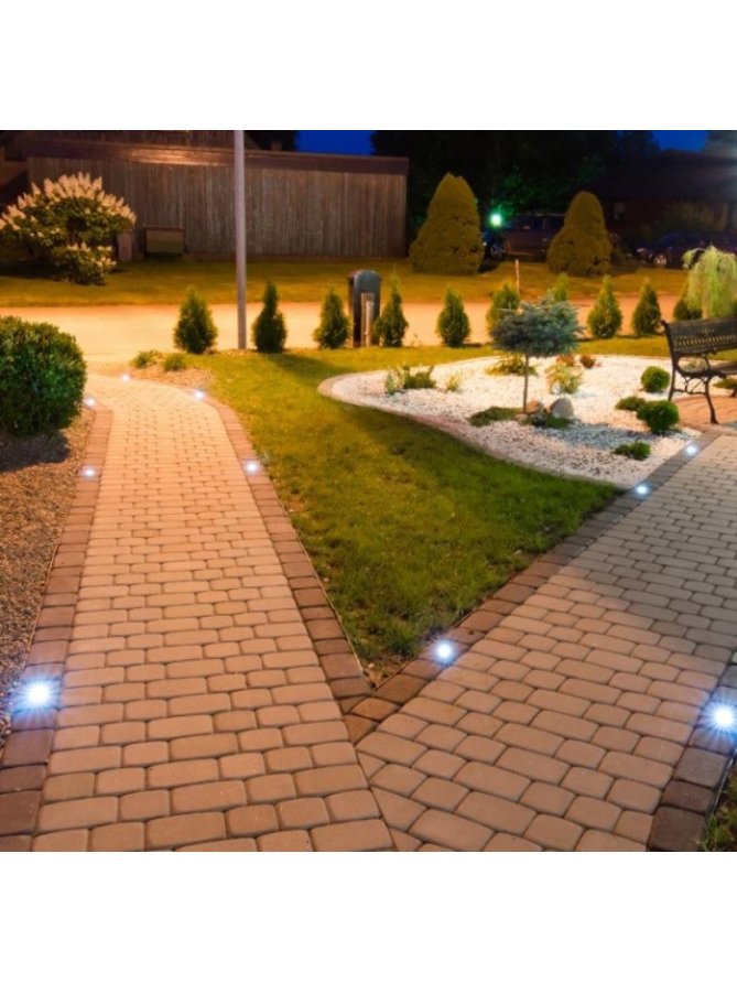 Lampa najazdowa owalna oczko do wkopania MIVO GoldLux - LEDco.pl