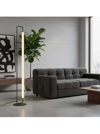 Lampa loftowa świetlówkowa podłogowa stojąca do salonu - LEDco.pl