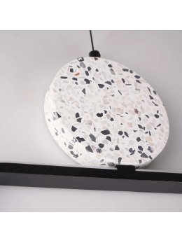 Lampa wisząca nowoczesna glamour kręgi LED na linach - LEDco.pl