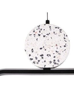 Lampa wisząca nowoczesna glamour kręgi LED na linach - LEDco.pl