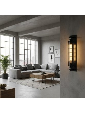 kinkiet elewacyjny do przedpokoju designerski loft retro 326584 LEDco.pl 2