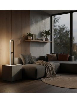 Lampa stołowa biurkowa nocna LED owalna designerska - LEDco.pl