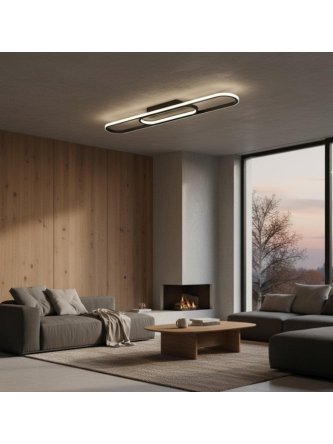 Lampa sufitowa plafon LED owalny designerski - LEDco.pl 2