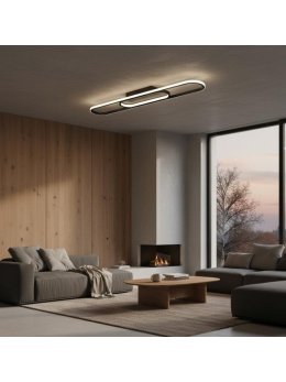 Lampa sufitowa plafon LED owalny designerski - LEDco.pl