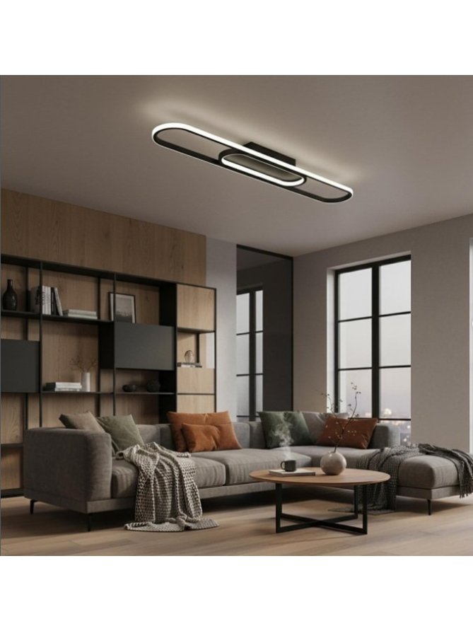 Lampa sufitowa plafon LED owalny designerski - LEDco.pl