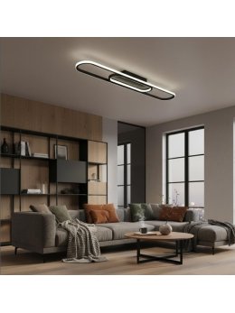 Lampa sufitowa plafon LED owalny designerski - LEDco.pl